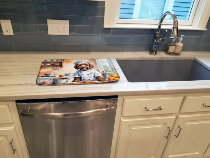 Labradoodle The Chef Dish Drying Mat - Image 3