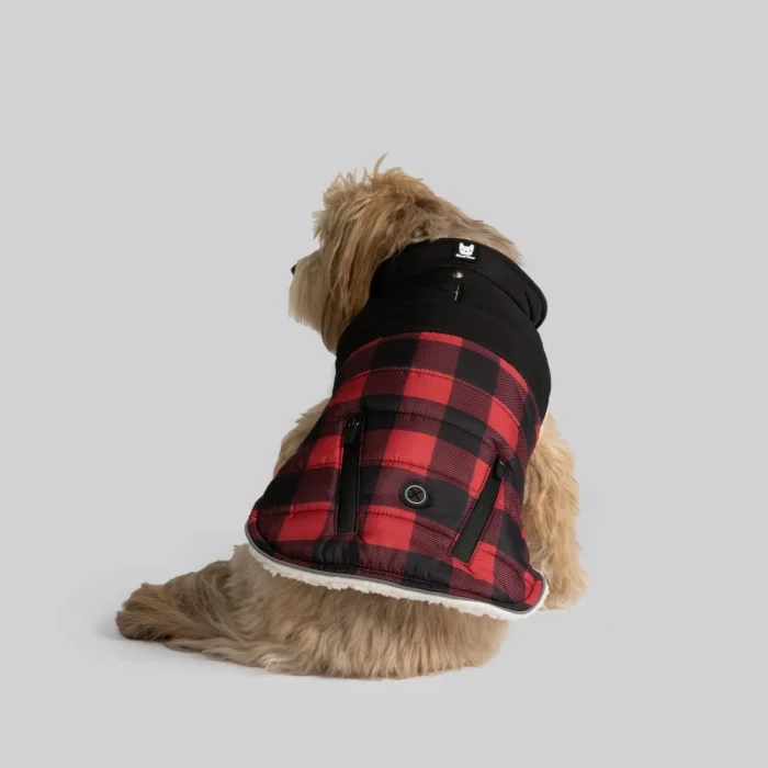 Marley Dog Jacket - Red - Image 4